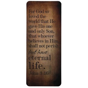 Dicksons BKM-BC106 So Loved The World That He Gave His Only Son Brown 6.5 x 2.75 Paper Durable Laminated Bookcard Bookmark, Pack of 12 - 1 of 2