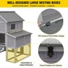 Aivituvin 134.5" Extra Large Chicken Coop with Run for 8-10 Chickens-AIR46 - 4 of 4