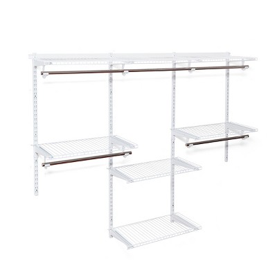 Adjustable Steel Wall Mounted Closet Organizer System