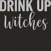 Rerun Island Women Drink Up Witches Text White Short Sleeve Graphic Cotton T-Shirt - 2 of 4