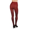 Memoi Diamond Pattern Swirl Cotton Blend Women's Sweater Tights - 3 of 4