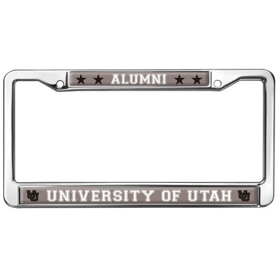 University of Utah Naval Alumni Full Size Standard License Plate Metal Frame