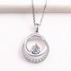 Gala Infinity Pendant Necklace Womens Sterling Silver CZ Ginger Lyne Collection - 2 of 4