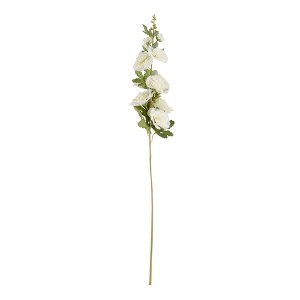 Saro Lifestyle Hollyhock Stem Floral Accent (Set of 12) - 1 of 1