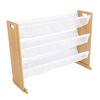 Humble Crew Kids' Journey Stuffed Animal Organizer Natural Wood: 3-Shelf Decorative Bookshelf, MDF Frame, 42" Width - 2 of 4