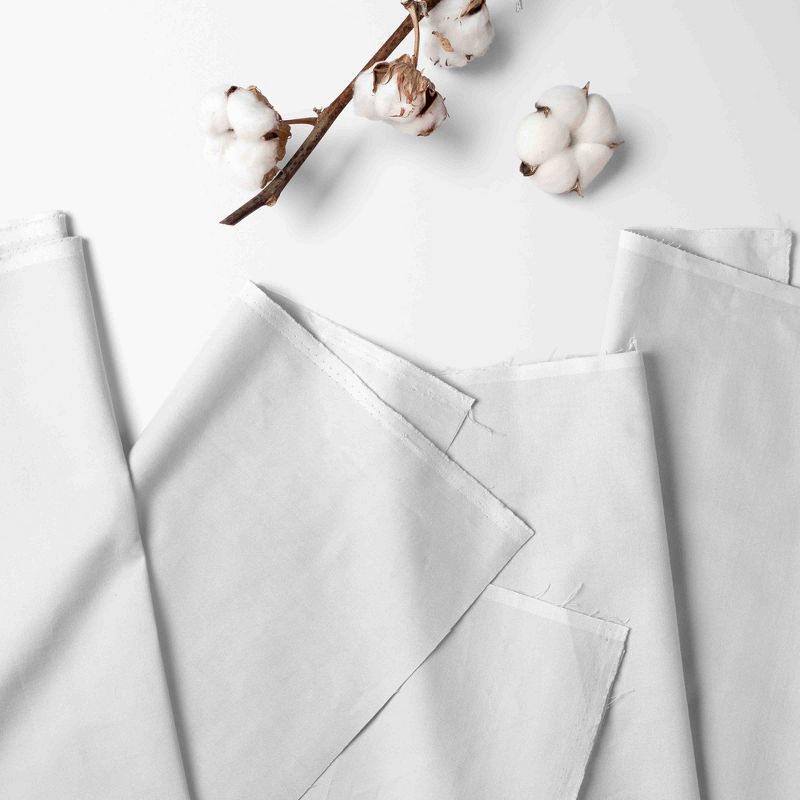  Bacati - 3 Layer Ruffled Crib/Toddler Bed Skirt - White/Lilac/Gray, 5 of 7