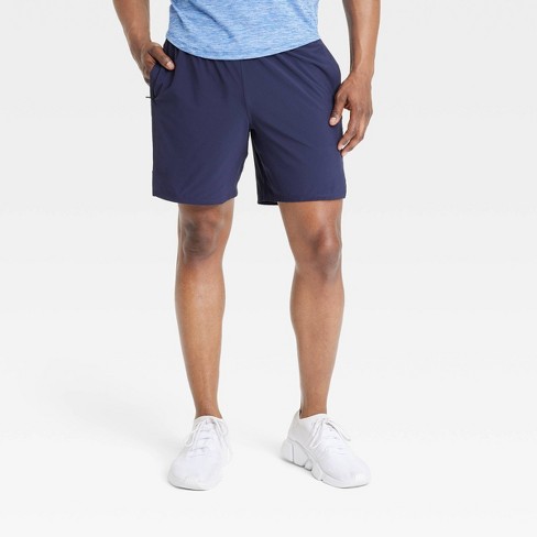 Men's Unlined Run Shorts 7 - All In Motion™ Night Blue S : Target