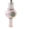 Tree Topper Finial 7.0 Inch Pink Indent Tree Topper Christmas Spring Tree Toppers - 3 of 3