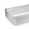 CASTLECREEK Large Galvanized Steel Open Floor Raised Outdoor Garden Bed Planter Box for Vegetables, Flowers, and Herbs, Silver - image 3 of 4