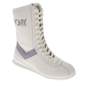 PONY Womens KO-80 High Classic Genuine Leather and Suede Premium Lace Up Athletic Sneaker Shoe - 1 of 4