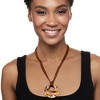 Ross-Simons Italian Murano Glass Pendant Necklace in 18kt Gold Over Sterling - 3 of 4