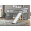 Twin size Loft Bed with Staircase, Safety Guardrails and Slide-ModernLuxe - image 2 of 4