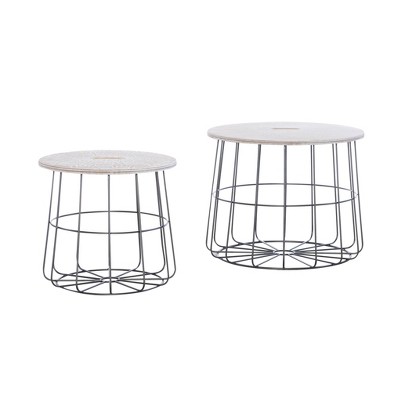 wire basket side table target