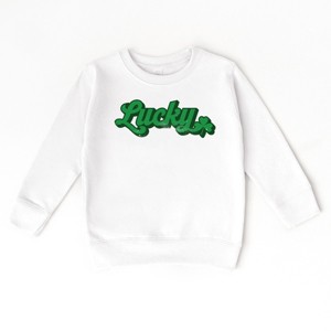 The Juniper Shop Lucky Solid Toddler Sweatshirt - 1 of 4