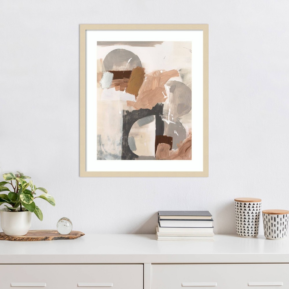 Photos - Other Decoration Amanti Art 21"x25" Macchiato II by Victoria Barnes Wood Framed Wall Art Print