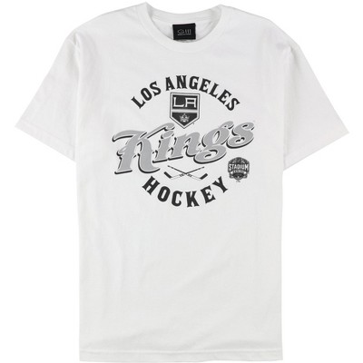 G-III Sports Mens Los Angeles Kings Graphic T-Shirt, White, Medium