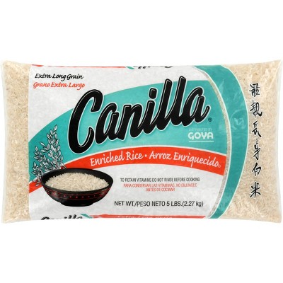 Goya Canilla Enriched Extra Long Grain White Rice - 5lbs