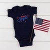 The Juniper Shop Western Stars And Stripes Baby Bodysuit - 2 of 2