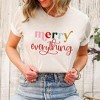 Simply Sage Market Women's Merry Everything Colorful Short Sleeve Graphic Tee - 2 of 3