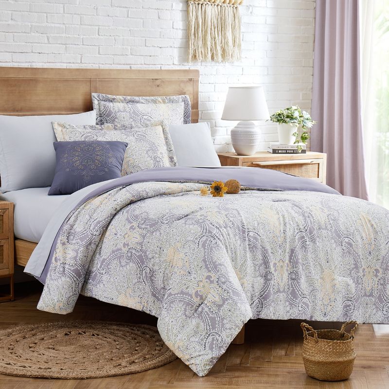 Modern Threads Printed Complete Bed Set Annabelle., 3 of 8