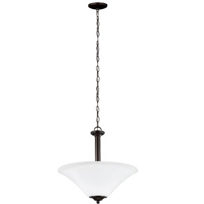 Sea Gull Lighting Holman 3-Light 18" Pendant, Heirloom Bronze 66808-782