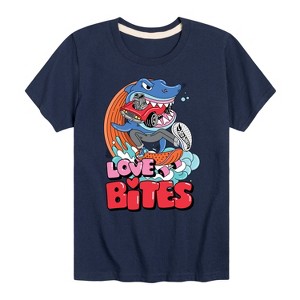Boys' - Hot Wheels - Shark Love Bites Short Sleeve Graphic T-Shirt - 1 of 4