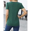 Clearlove Women's Shirt Lace V Neck Long Sleeve Tops Casual Blouses - 4 of 4