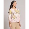 Printed Puff Sleeve Top - 2 of 3