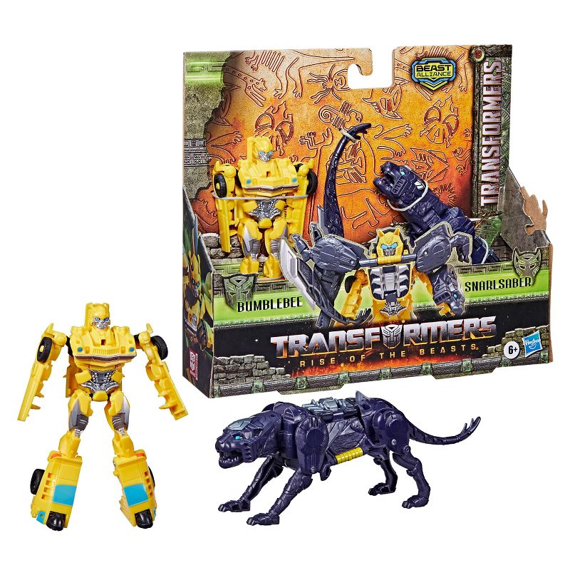 Transformers Rise of the Beasts Bumblebee and Snarlsaber Action Figure Set - 2pk, 4 of 13