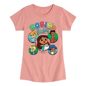 Girls' - Rosie's Rules - Rosie And Friends Fitted Short Sleeve Graphic T-Shirt - 1 of 4