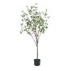 Chery Life 59.06" Artificial Milan Leaf Bonsai - 2 of 4