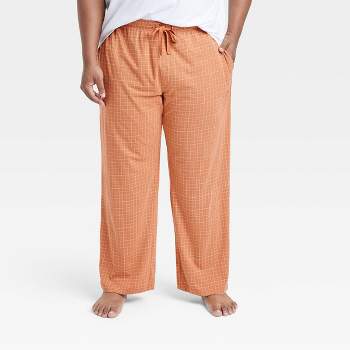 Men's Rusty Pointe Checkered Knit Pajama Pants - Goodfellow & Co™ Light Brown