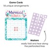 Big Dot of Happiness Mermaid Bingo Cards and Markers, Mermaid Birthday Party Bingo Game Activity for Kids - Set of 18 - 3 of 4
