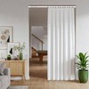 Shower Curtain Rod 40 to 73 Inches White Expandable Spring Tension Adjustable for Bathroom Kitchen Doorway Wardrobe - 2 of 4