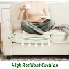 83" Couch, 3-Seater Sofa with Deep Seat, Comfortable Chenille Couch, Removable Cushions & Armrests, Modern Sofa for Living Room - 4 of 4