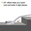 Unique Bargains Metric CR-V 12 Point 45° Offset Double Box End Wrench - 4 of 4
