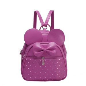 Narwey Girls Bowknot Polka Dot Cute Mini Backpack Small  display picture 1
