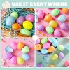 Joyfy 100/150 Pcs Pastel/Colorful Easter Eggs, Large Plastic Eggs Empty Fillable Eggshells for Easter Hunt, Basket Stuffers, Classroom Prize Supplies - 4 of 4