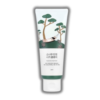 Round Lab Pine Calming Cica Cleanser | instantly calms down sensitive skin condition and soothes acne - (5.07 oz)