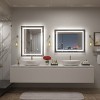 Apmir Super Bright Front & Back LED Lighted Anti-Fog Aluminum Alloy Framed Tempered Glass Bathroom/Vanity Mirror with ETL & 3-Year Warranty - 4 of 4