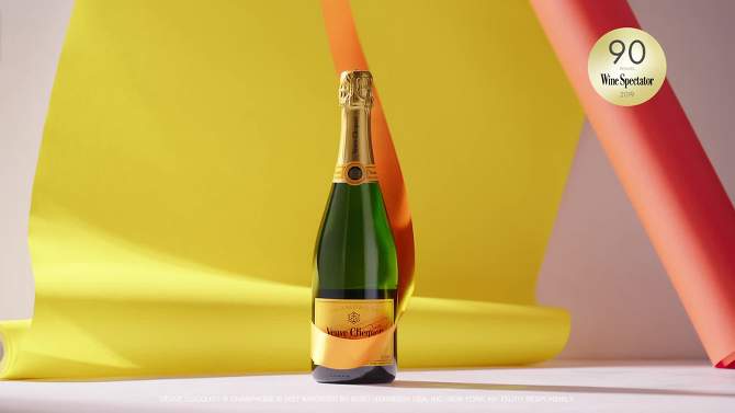 Veuve Clicquot Yellow Label Brut Champagne - 750ml Bottle, 2 of 9, play video