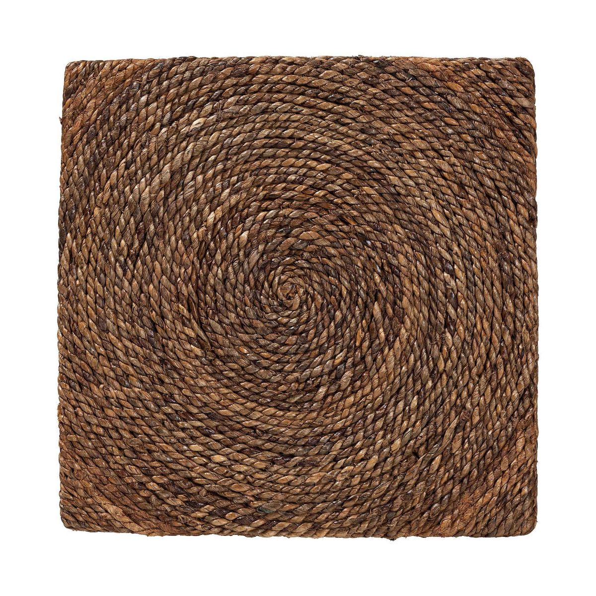 bali & pari Verino End Table Natural Seagrass/Espresso Brown - thumbnail 4