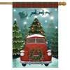Christmas Eve Truck House Flag Holiday 28" x 40" Briarwood Lane - 2 of 4