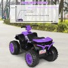 Costway 12V Kids 4-Wheeler ATV Quad Ride On Car w/ LED Lights Music  USB - 4 of 4