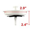 Unique Bargains Bathroom Plastic Drain Hair Stopper Kitchen Sinks White 4  Pcs : Target