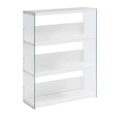 40.25" SoHo 4 Tier Wide Bookcase - Breighton Home