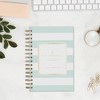 Day Designer 2025 Daily/Monthly Planner 8.15"x6.38" Wirebound Rugby Stripe Mint: Small Day Planner for Adults - 2 of 4