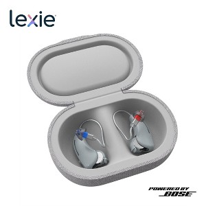 Lexie B1 OTC Hearing Aids Powered by Bose - Self-fitting OTC Hearing Aids for Adults and Seniors| Replaceable Batteries (Light Gray) - 1 of 4