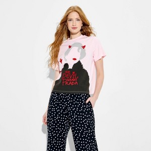 Women's The Devil Wears Prada Miranda Scribble Short Sleeve