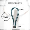 Evideco French Home Goods Magnetic Curtain Tiebacks – Double Braided Cord with Wooden Tips - 3 of 4